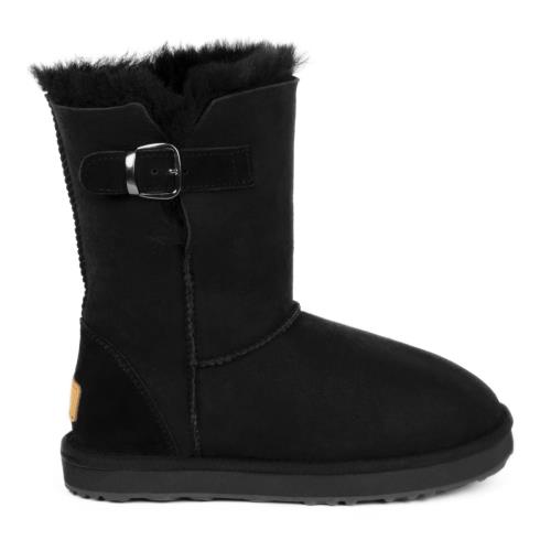 Ladies Surrey Sheepskin Boots Black Extra Image 1